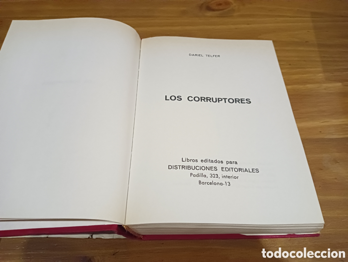 Libros de segunda mano: Los corruptores. Daniel Telfer - Foto 3