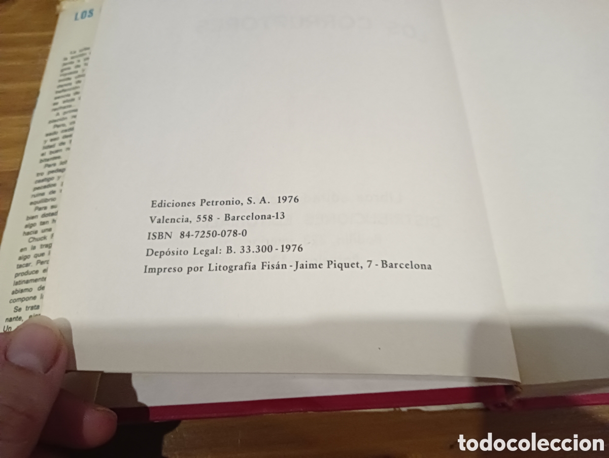 Libros de segunda mano: Los corruptores. Daniel Telfer - Foto 4