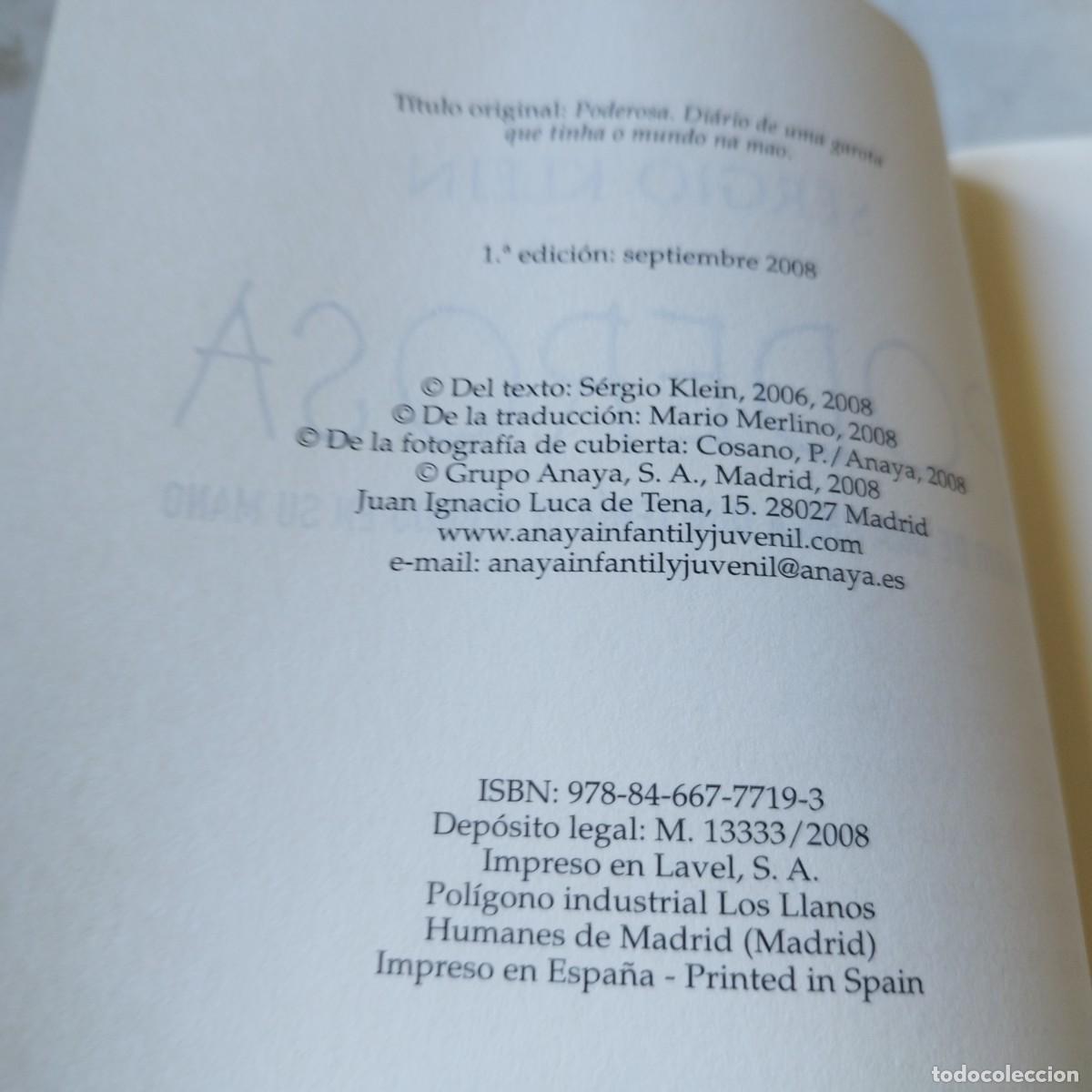 Libros de segunda mano: PODEROSA / SERGIO KLEIN / GRAVOL 52 / ANAYA - Foto 9