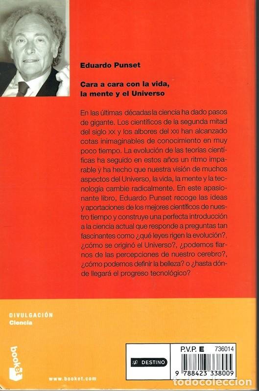 Libros de segunda mano: CARA A CARA CON LA VIDA , LA MENTE Y EL UNIVERSO EDUARDO PUNSET - Foto 2