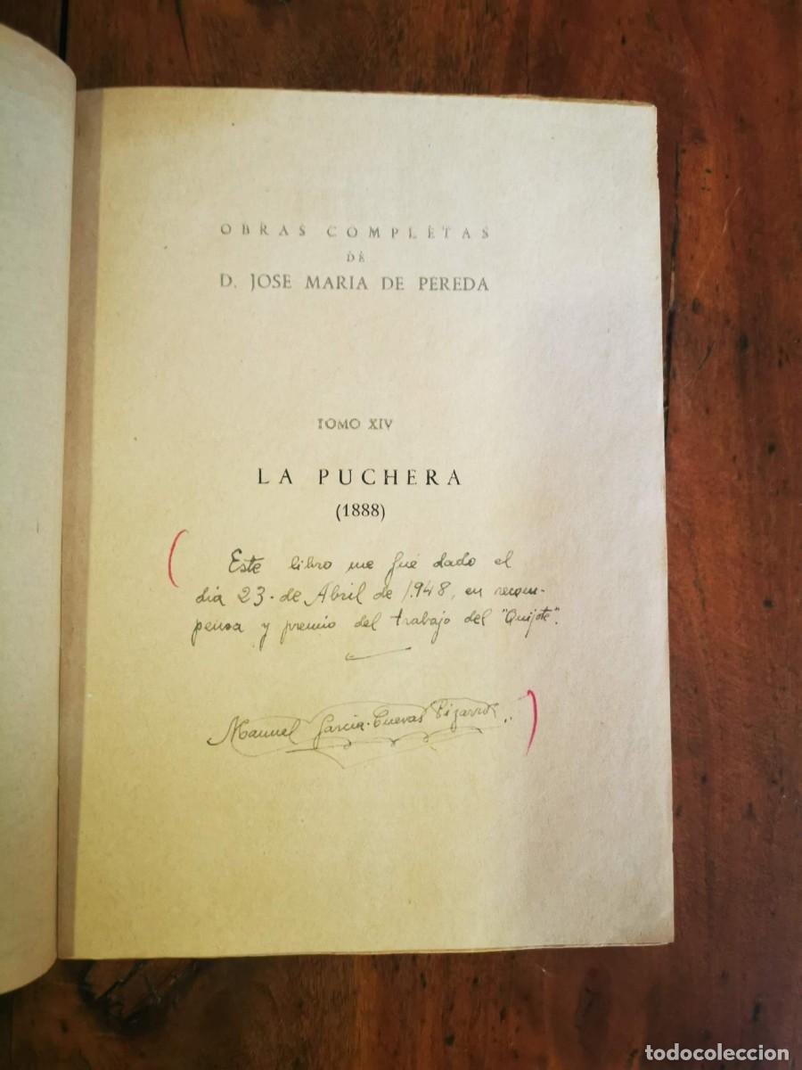 Libros de segunda mano: PEREDA, Jos&eacute; Mar&iacute;a de. La Puchera - Foto 2