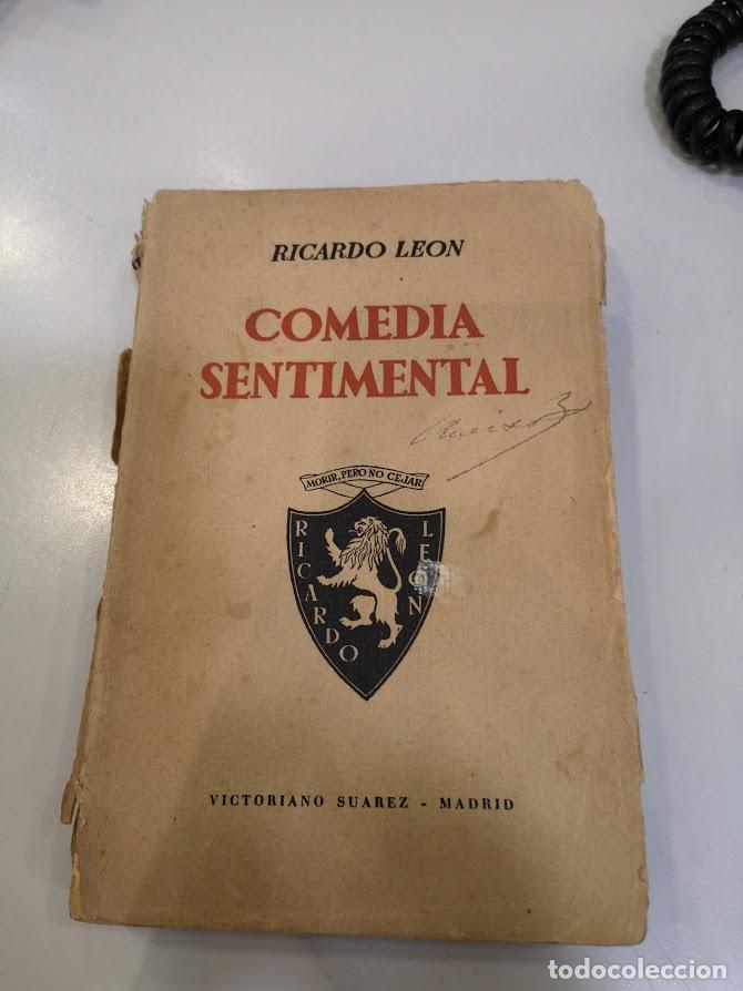 Libros de segunda mano: Comedia sentimental. - Le&oacute;n, Ricardo. - Foto 1