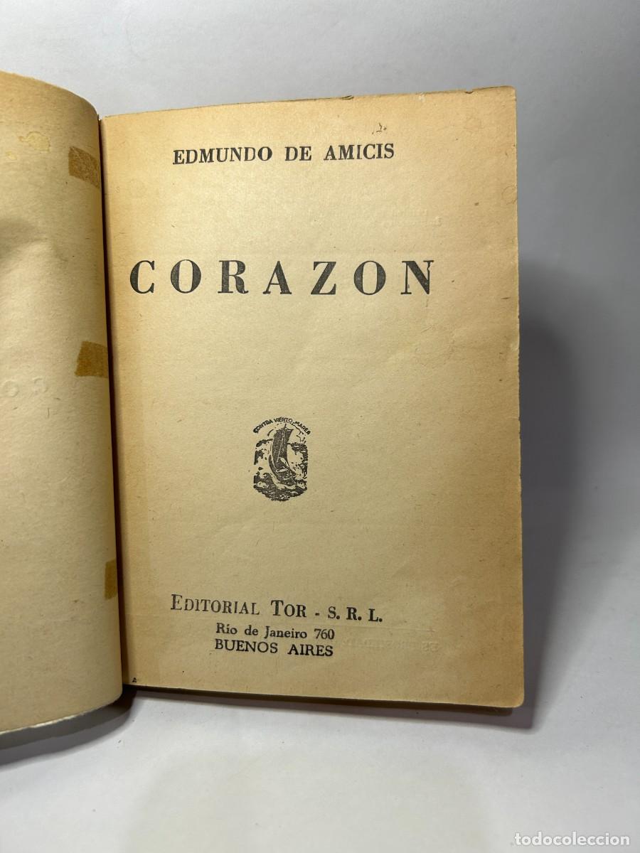 Libros de segunda mano: EDMUNDO DE AMICIS - CORAZON - 1946 - Foto 3
