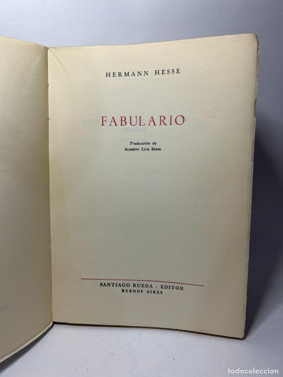 Libros de segunda mano: HERMANN HESSE - FABULARIO - Foto 3