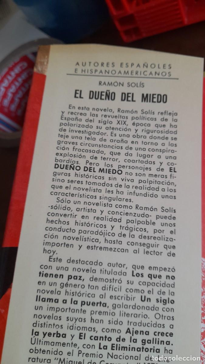 Libros de segunda mano: Libro Ram&oacute;n Solis el due&ntilde;o del miedo - Foto 2