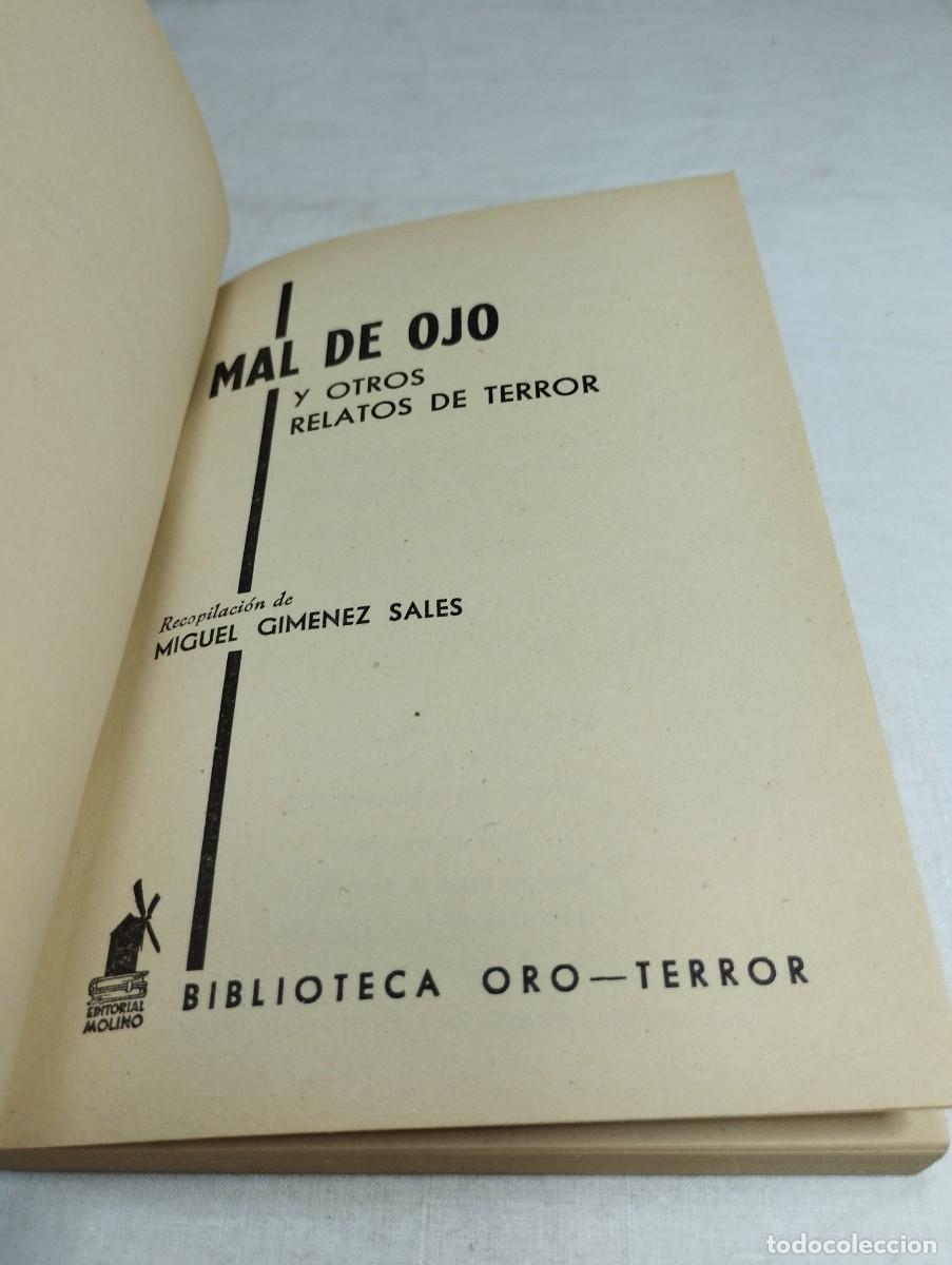 Libros de segunda mano: Mal de ojo. Gim&eacute;nez Sales - Foto 2