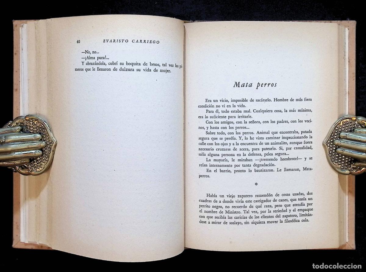 Libros de segunda mano: CUENTOS Y OTRAS P&Aacute;GINAS. - CARRIEGO, Evaristo. - Foto 4