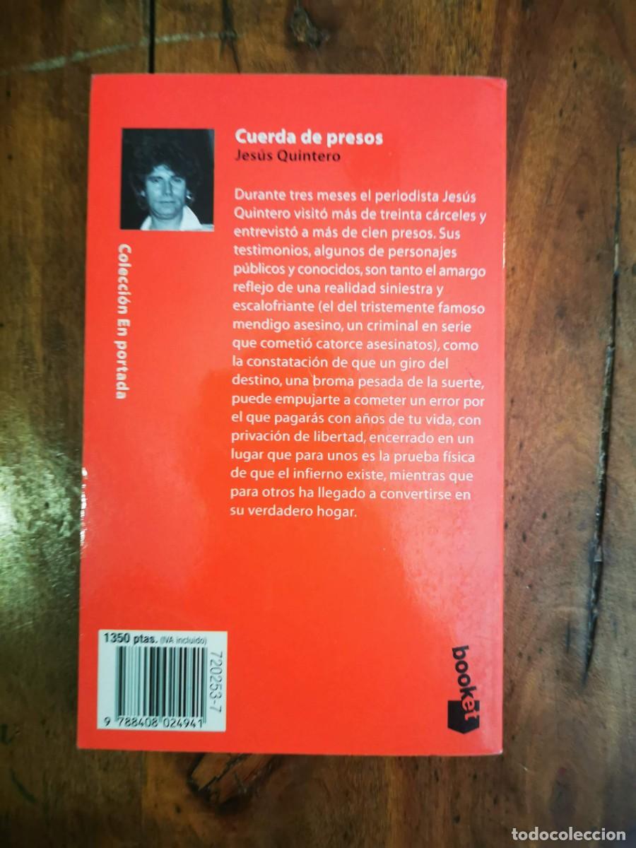Libros de segunda mano: QUINTERO, Jes&uacute;s. Cuerda de presos - Foto 3
