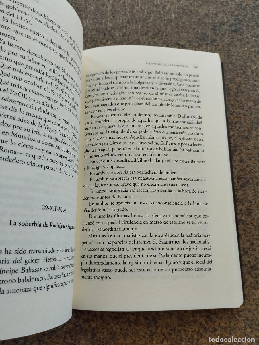 Libros de segunda mano: CESAR VIDAL -- BIENVENIDOS A LA LINTERNA -- PLANETA 2005 -- - Foto 2