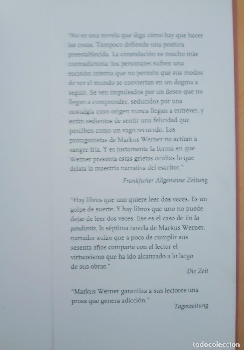 Libros de segunda mano: MARKUS WERNER EN LA PENDIENTE - Foto 4