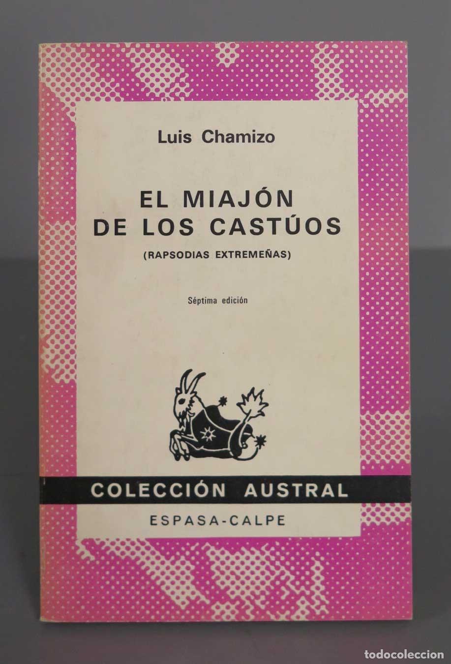 Libros de segunda mano: Luis Chamizo EL MIAJ&Oacute;N DE LOS CAST&Uacute;OS. AUSTRAL - Foto 1