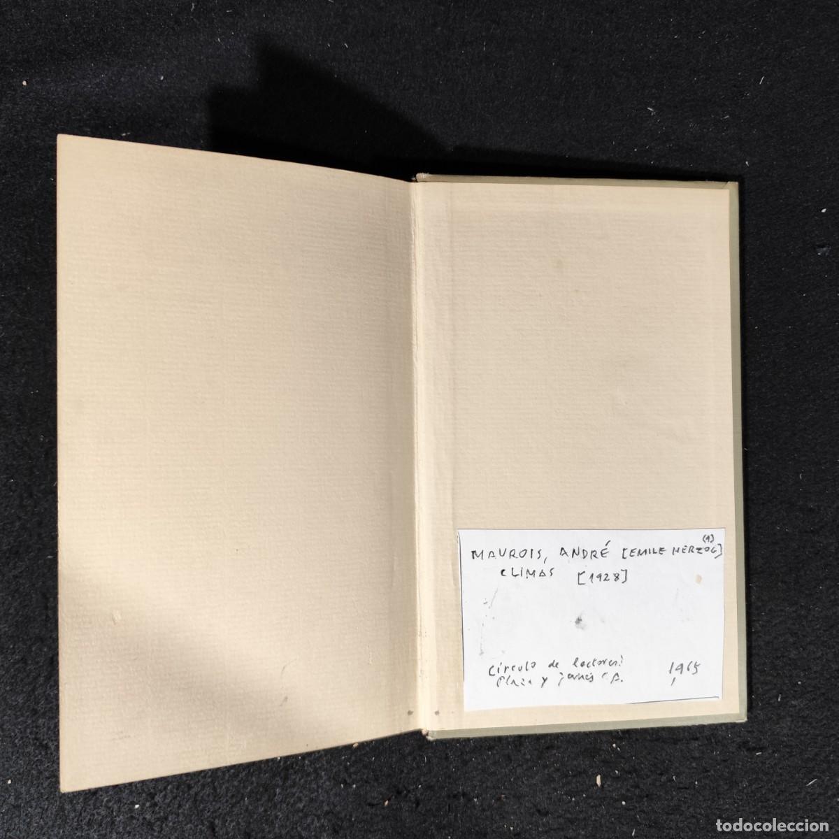 Libros de segunda mano: ANDRE MAUROIS - CLIMAS - CIRCULO DE LECTORES / 265 - Foto 7