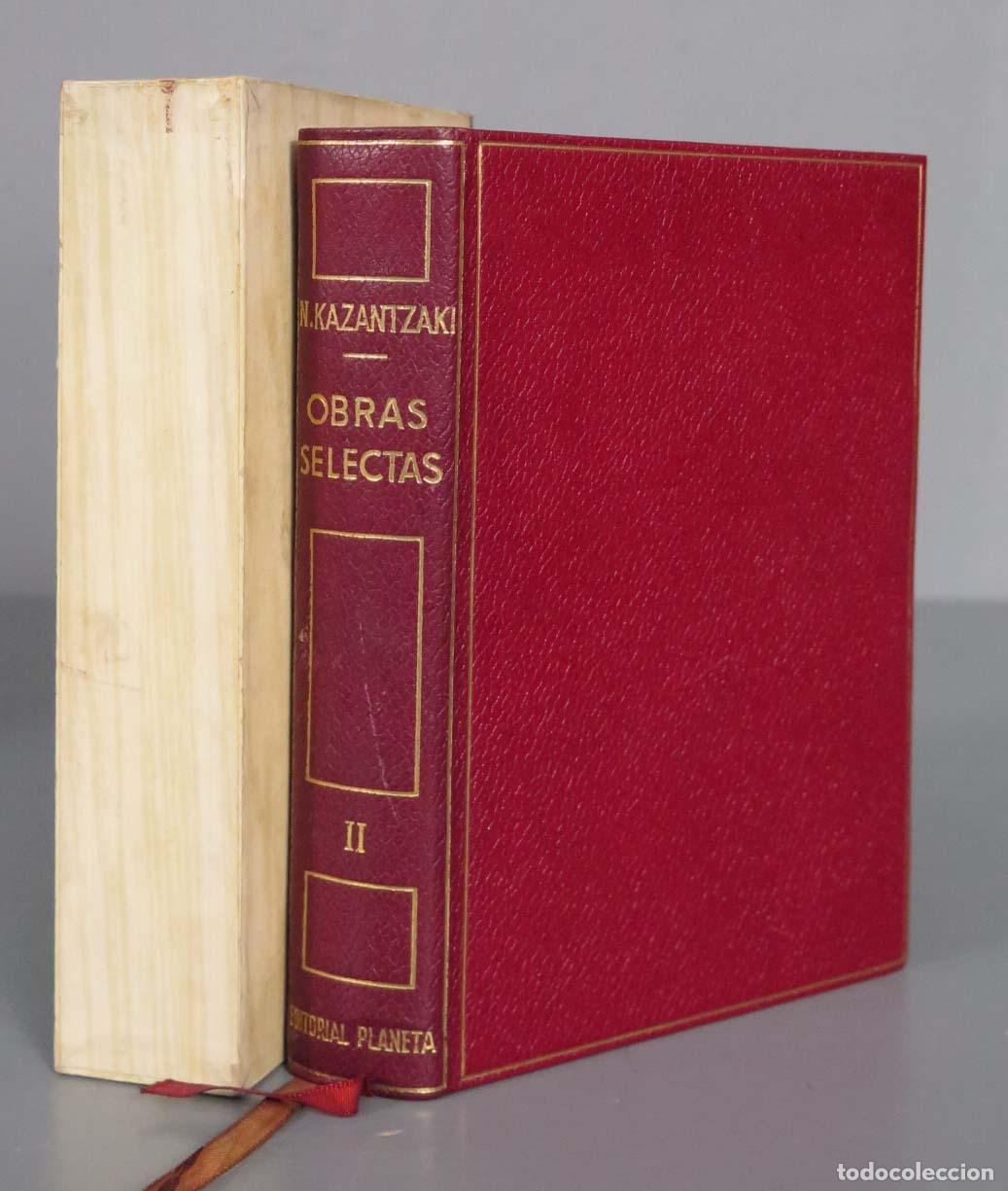 Libros de segunda mano: OBRAS SELECTAS II KAZANTZAKI. 1962