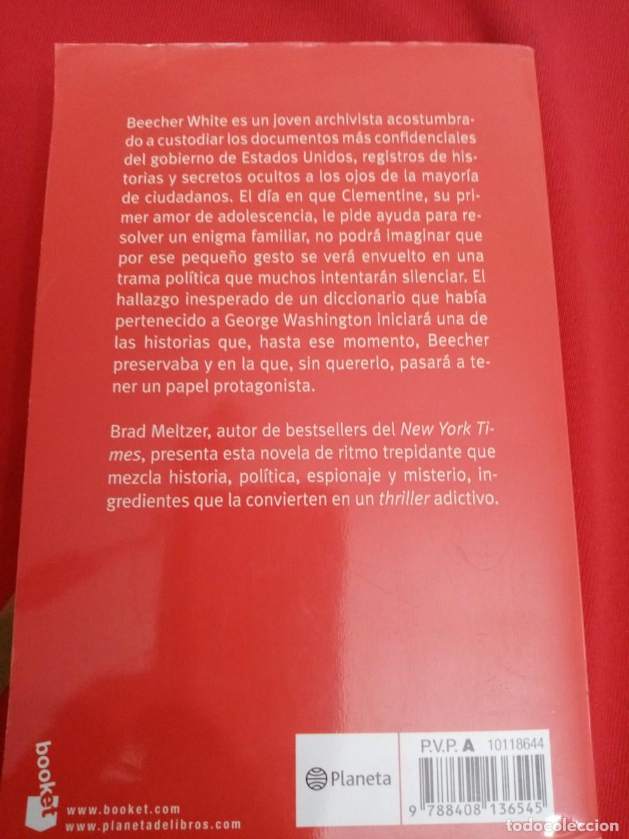 Libros de segunda mano: EL C&Iacute;RCULO &Iacute;NTIMO, BRAD MELTZER - Foto 2
