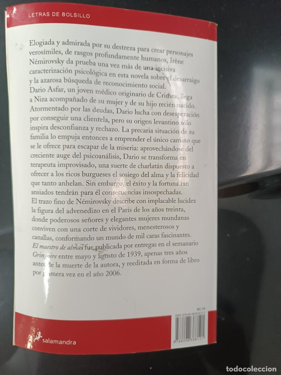 Libros de segunda mano: El maestro de almas Ir&egrave;ne N&eacute;mirovsky - Foto 2
