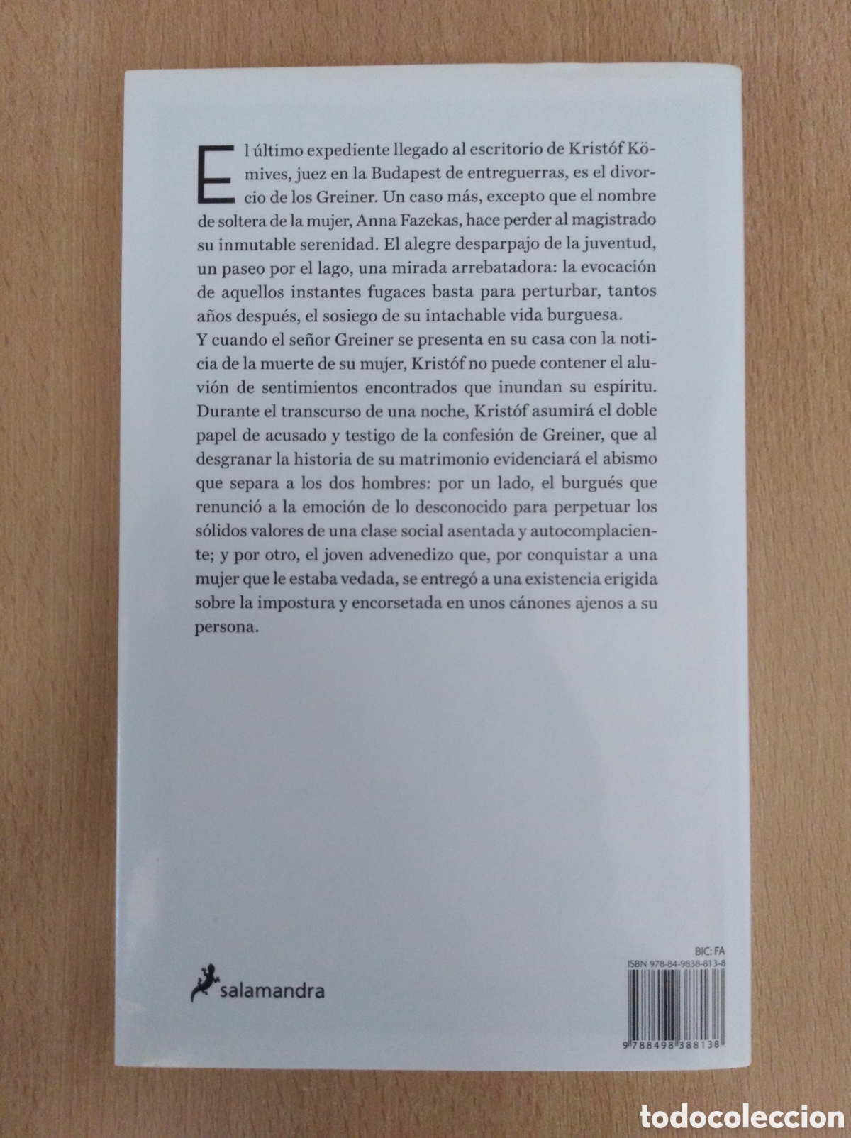 Libros de segunda mano: DIVORCIO EN BUDA. S&aacute;ndor M&aacute;rai - Foto 2