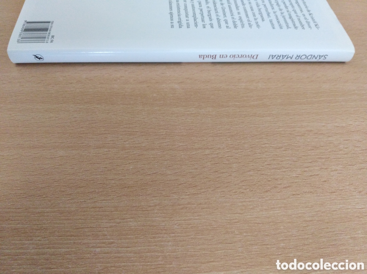 Libros de segunda mano: DIVORCIO EN BUDA. S&aacute;ndor M&aacute;rai - Foto 3