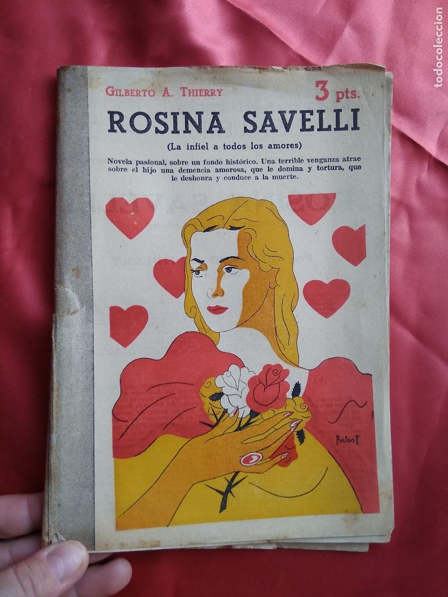 Libri di seconda mano: Revista novelas y cuentos. N&ordm; 1.047. Rosina Savelli. Gilberto A.Thierry. 1951. L.12331-788