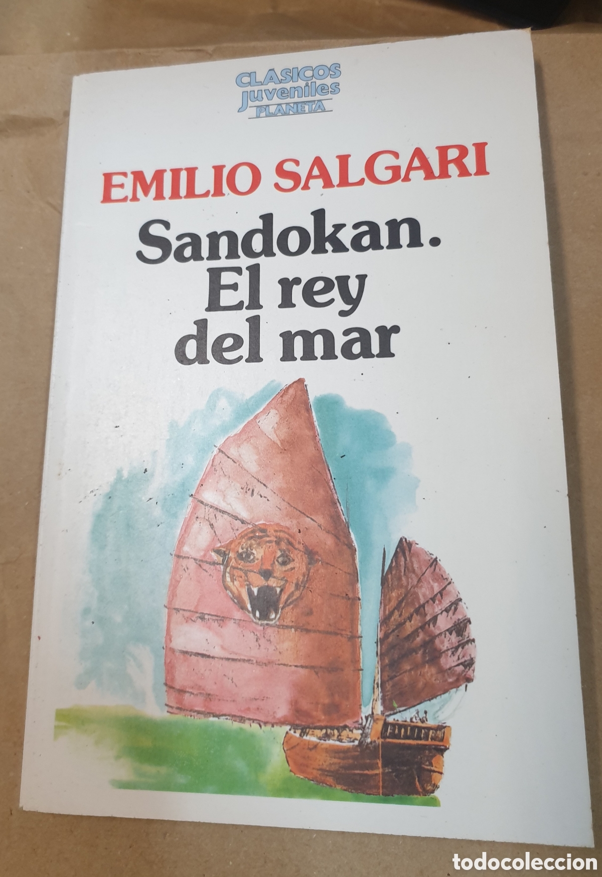Libros de segunda mano: Emilio Salgari - Sandokan, El rey del mar - Foto 1