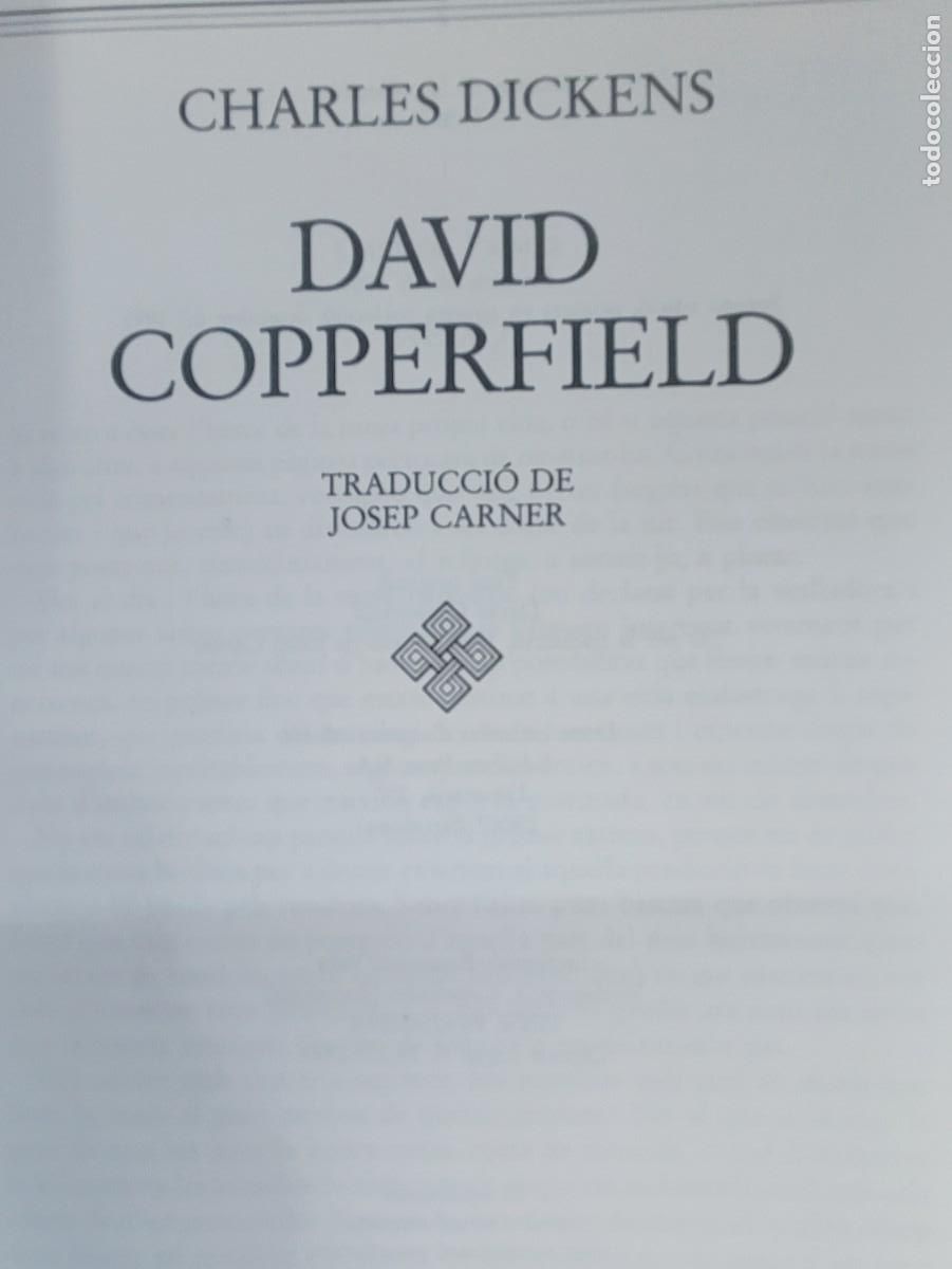 Libros de segunda mano: DAVID COPPERFIELD / CHARLES DICKENS / 1995. PROA / CATALAN - Foto 2