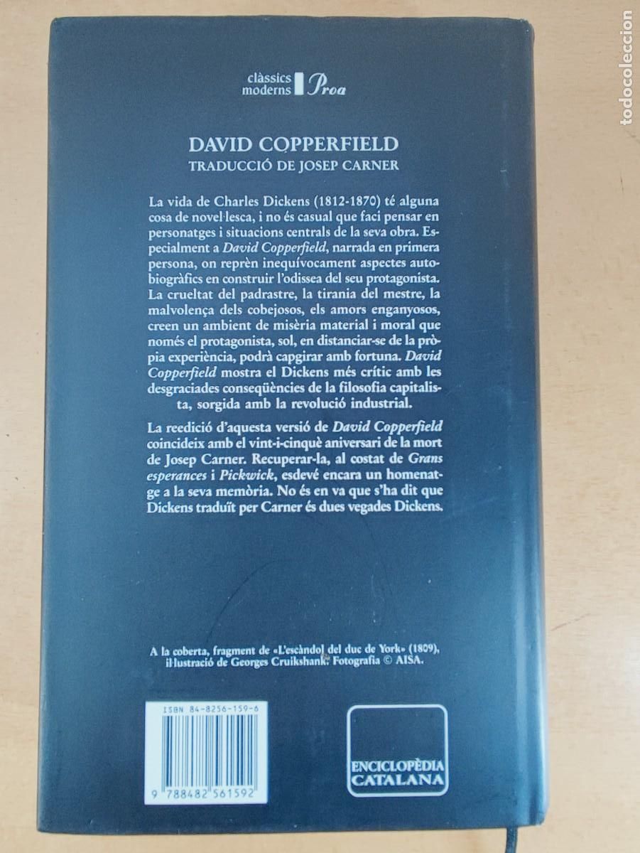 Libros de segunda mano: DAVID COPPERFIELD / CHARLES DICKENS / 1995. PROA / CATALAN - Foto 4