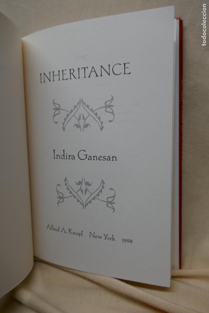 Libros de segunda mano: Inheritance de Indira Ganesan - (en Ingl&eacute;s) - Foto 7