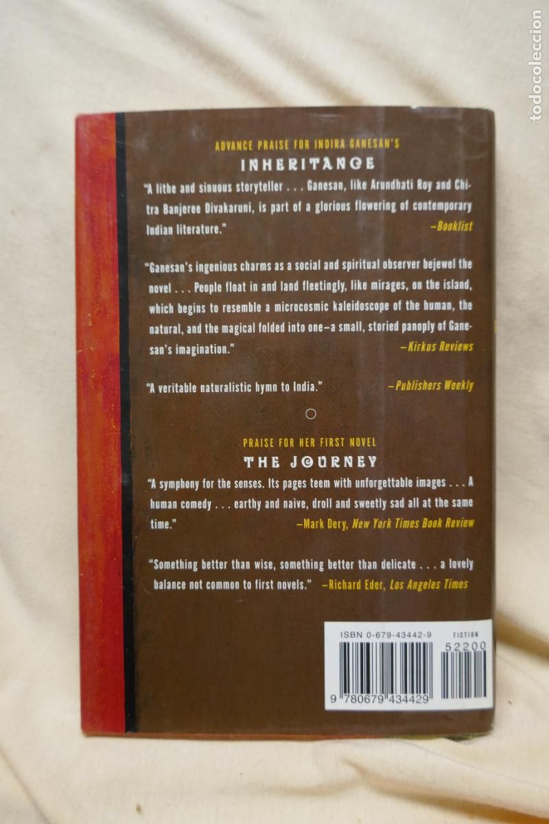 Libros de segunda mano: Inheritance de Indira Ganesan - (en Ingl&eacute;s) - Foto 10