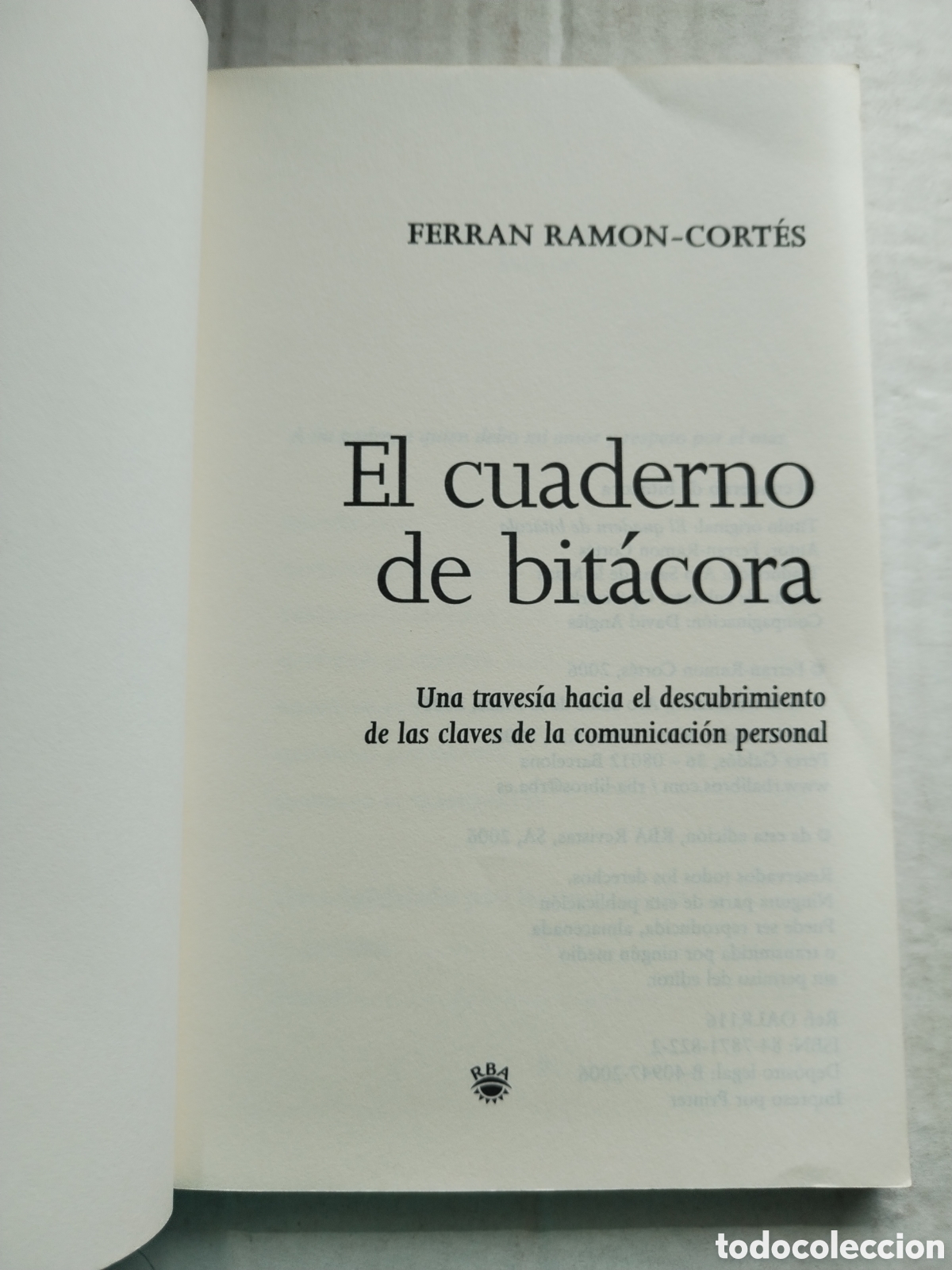 Libros de segunda mano: EL CUADERNO DE BITACORA/AUTOAYUDA - Foto 2