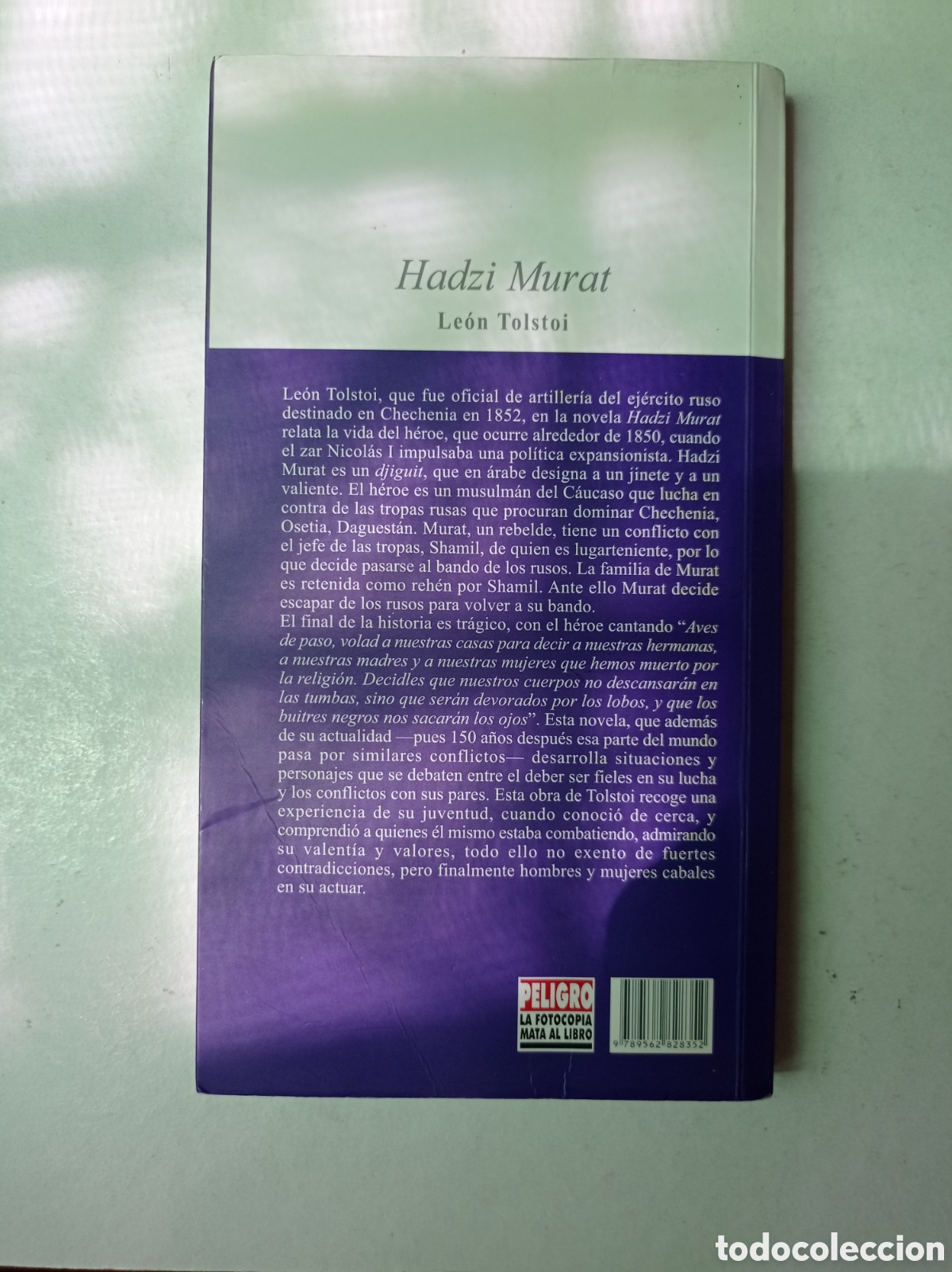 Libros de segunda mano: Hadzi Murat. Le&oacute;n Tolstoi. - Foto 2