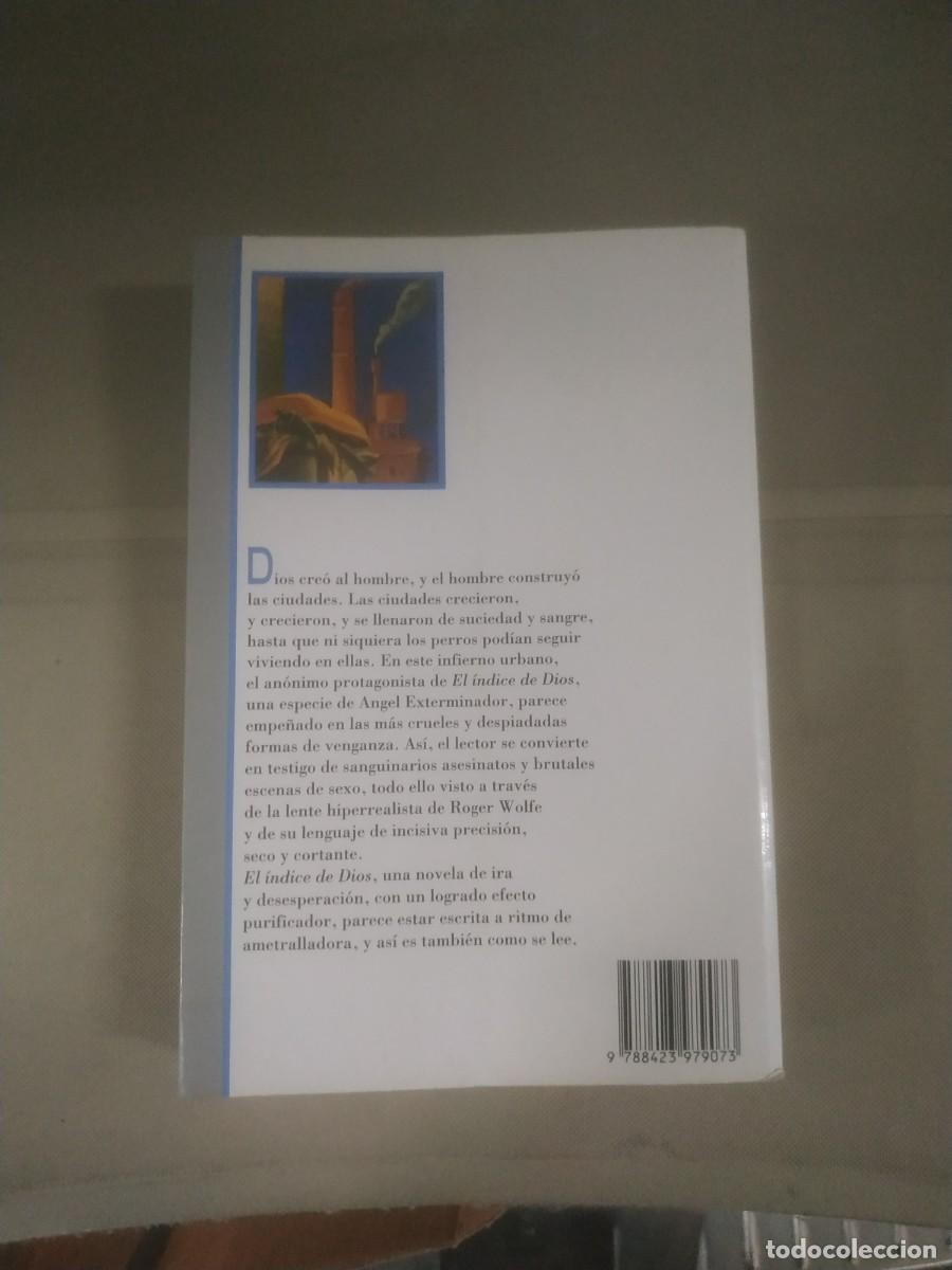 Libros de segunda mano: El &iacute;ndice de Dios - Roger Wolfe - Foto 2