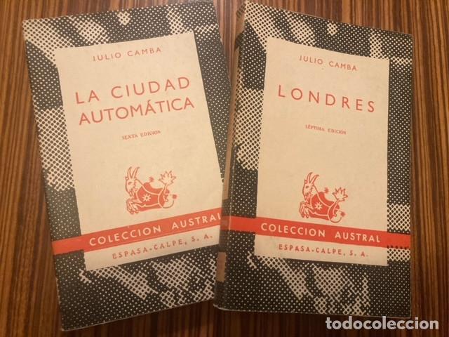 Libros de segunda mano: LA CIUDAD AUTOM&Aacute;TICA Y LONDRES - JULIO CAMBA - Foto 1