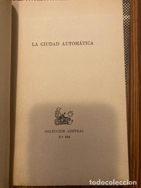 Libros de segunda mano: LA CIUDAD AUTOM&Aacute;TICA Y LONDRES - JULIO CAMBA - Foto 2