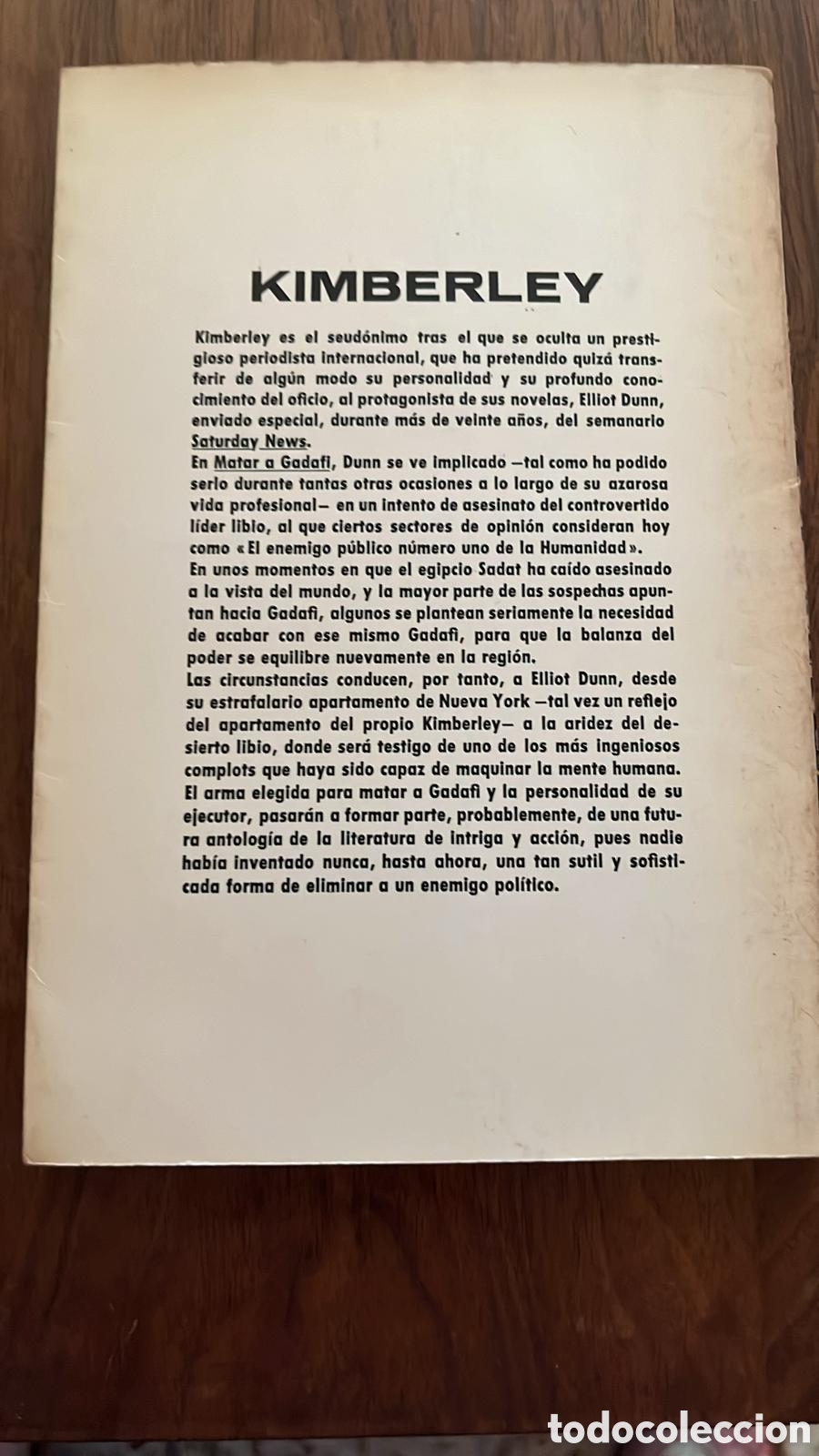 Libros de segunda mano: Libro Matar a Gadafi - Foto 2