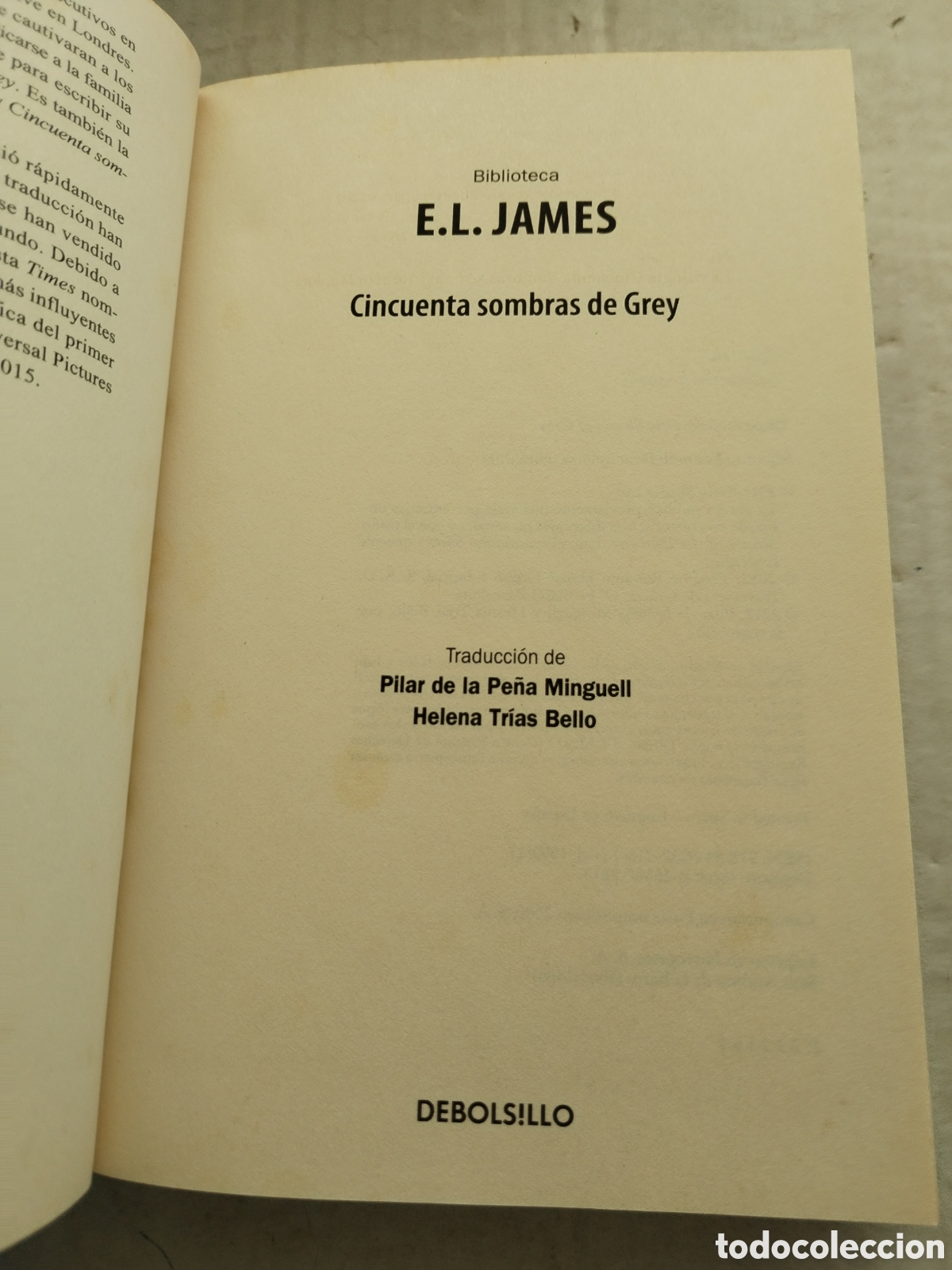 Libros de segunda mano: CINCUENTA SOMBRAS DE GREY/E. L. JAMES - Foto 2