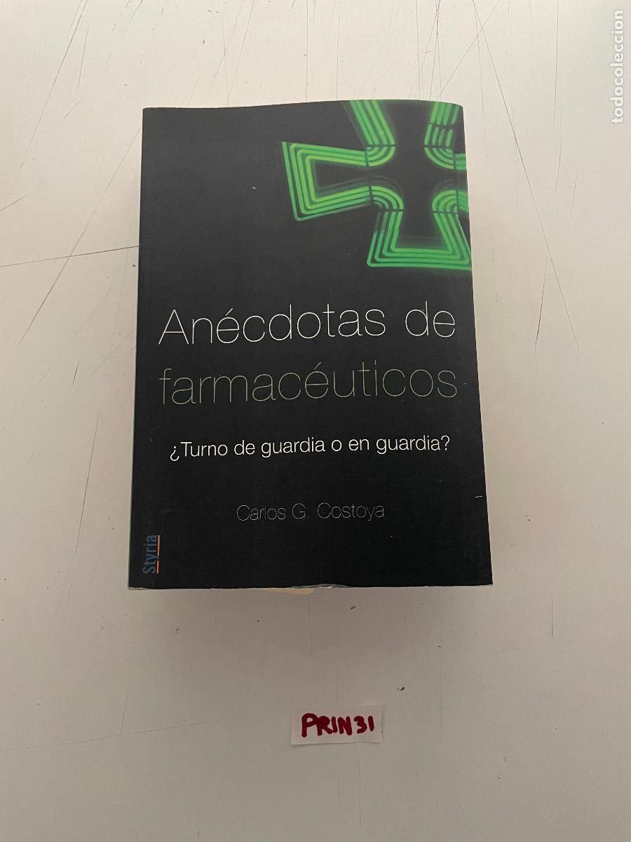 Libros de segunda mano: Libro: an&eacute;cdotas de farmac&eacute;uticos - Foto 1