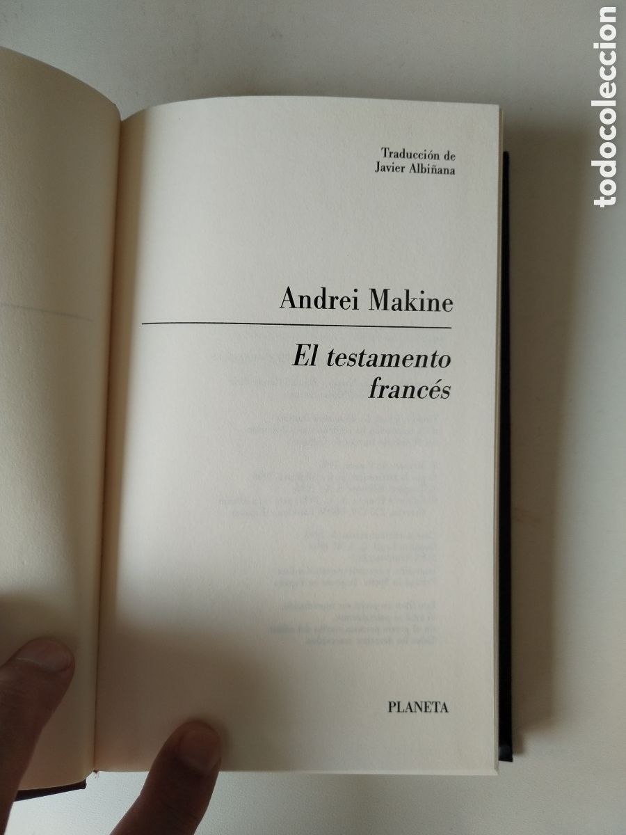 Libros de segunda mano: EL TESTAMENTO FRANCES/ANDREI MAKINE - Foto 2