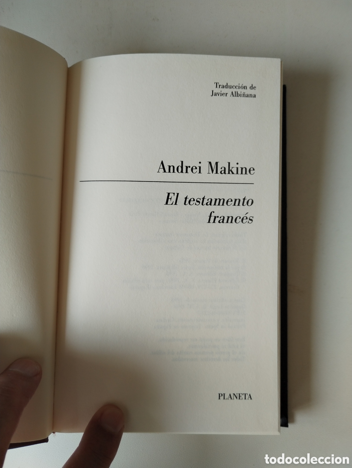 Libros de segunda mano: EL TESTAMENTO FRANCES/ANDREI MAKINE - Foto 3