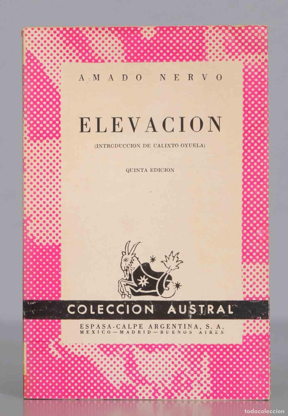 Libros de segunda mano: ELEVACION. NERVO. AUSTRAL. - Foto 1