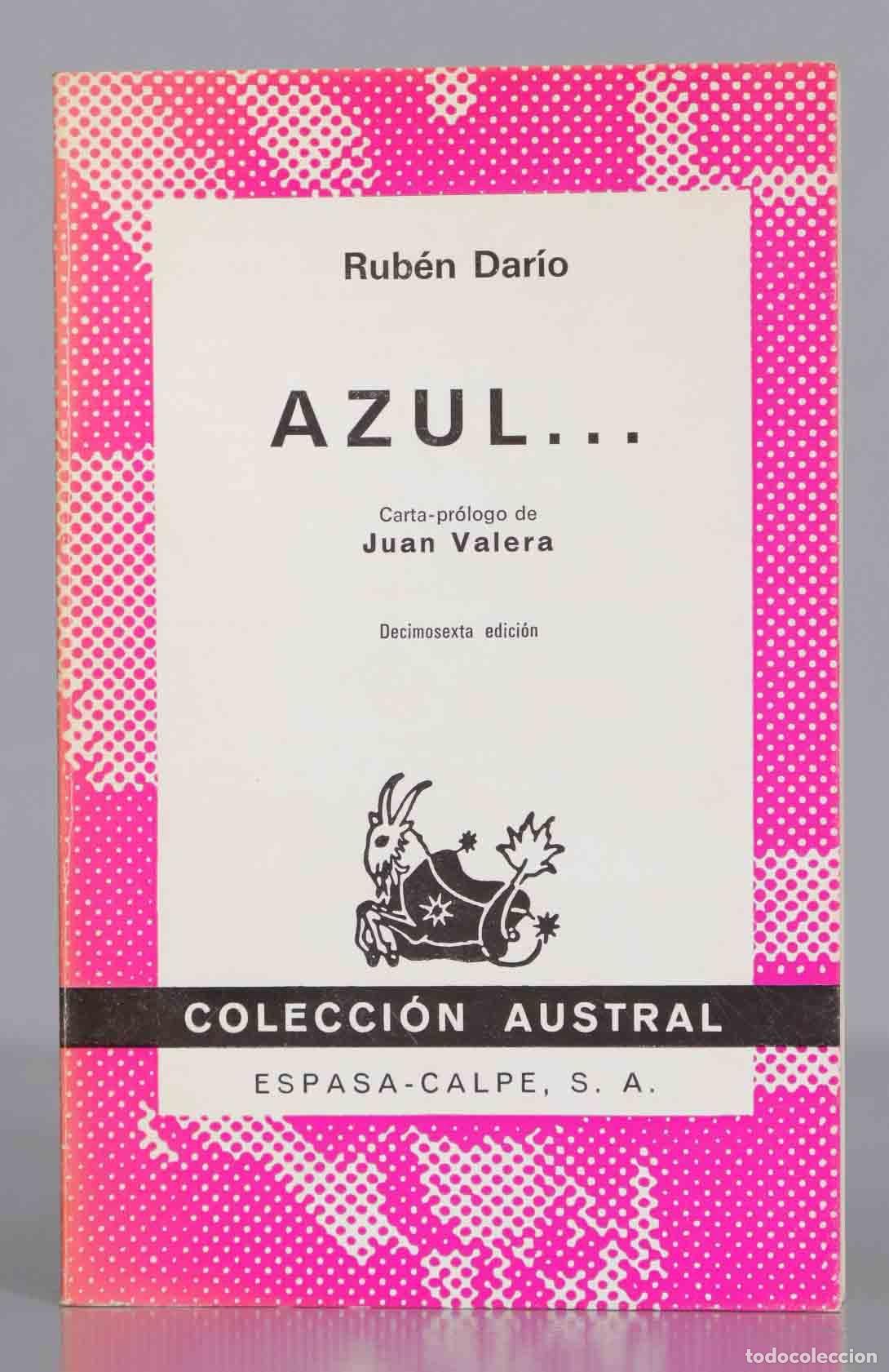 Libros de segunda mano: Rub&eacute;n Dar&iacute;o AZUL.... AUSTRAL. - Foto 1