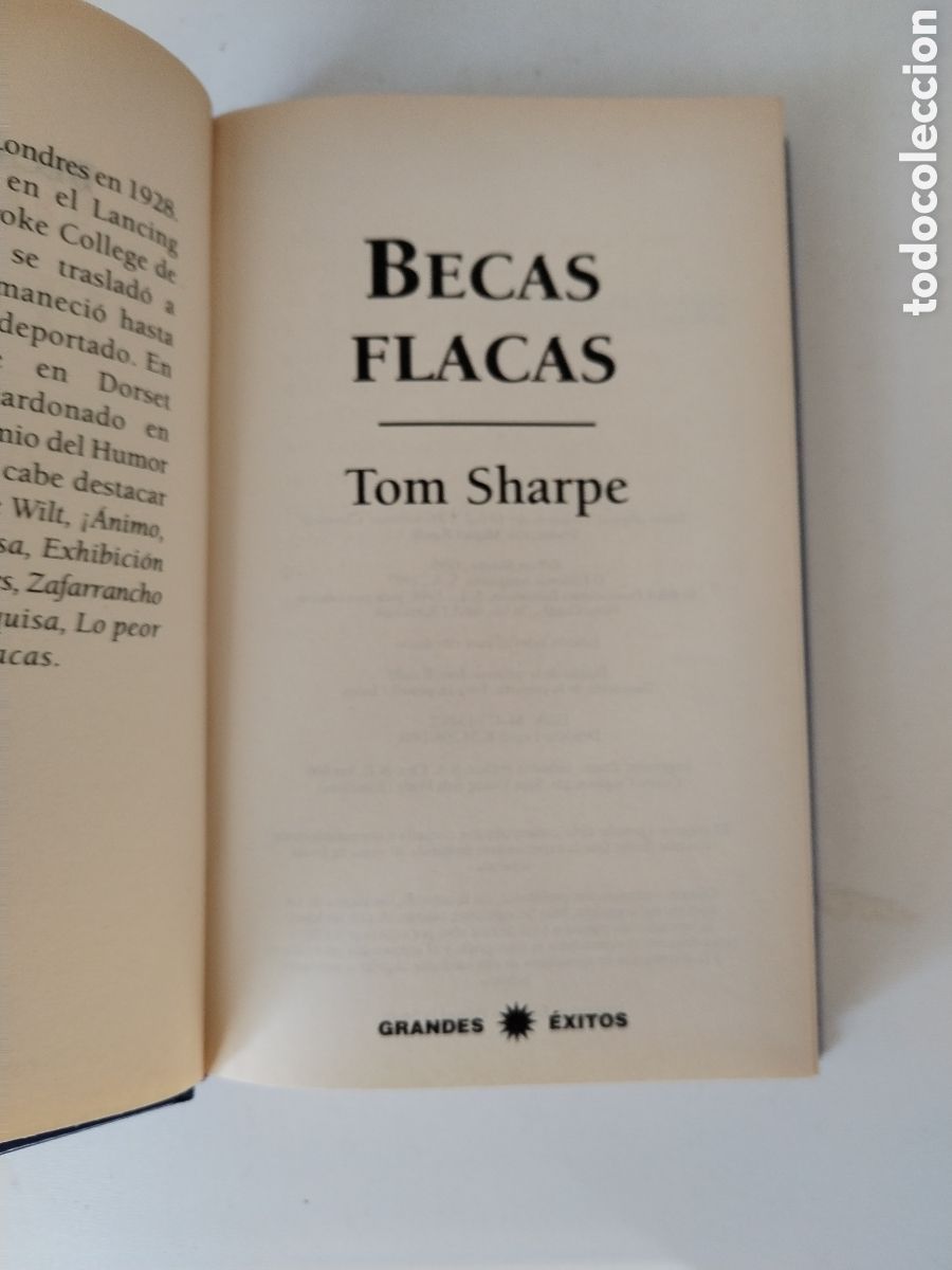 Libros de segunda mano: BECAS FLACAS/TOM SHARPE - Foto 2