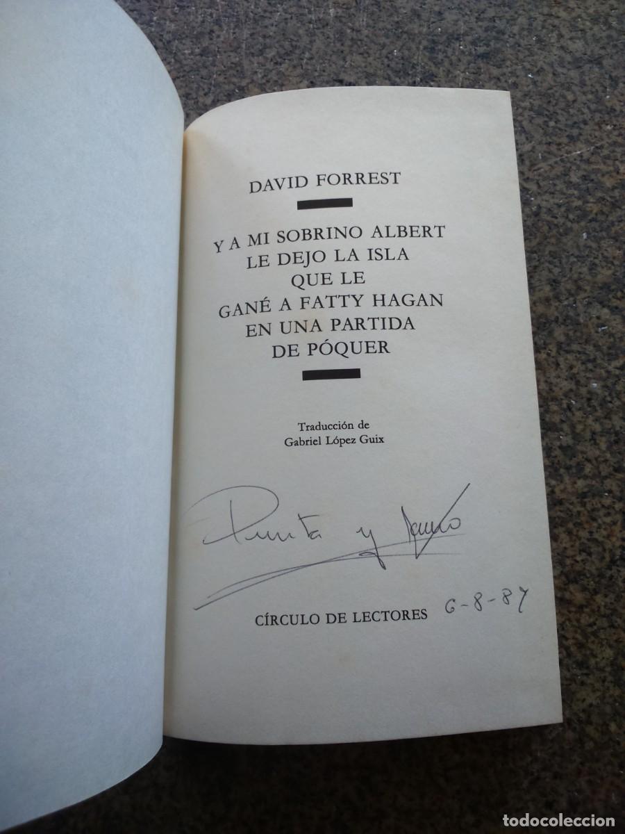 Libros de segunda mano: DAVID FORREST -- Y A MI SOBRINO ALBERT LE DEJO LA ISLA -- CIRCULO -- - Foto 1