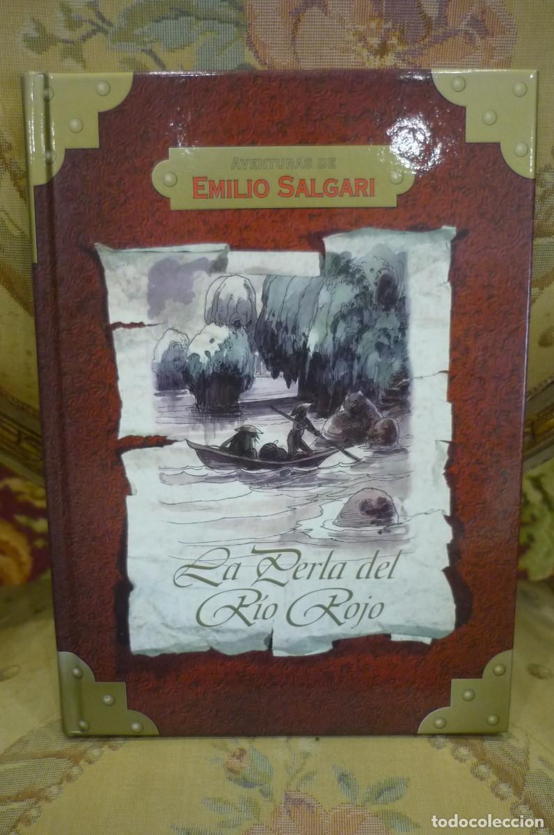 Libros de segunda mano: LA PERLA DEL R&Iacute;O ROJO, DE EMILIO SALGARI. - Foto 1