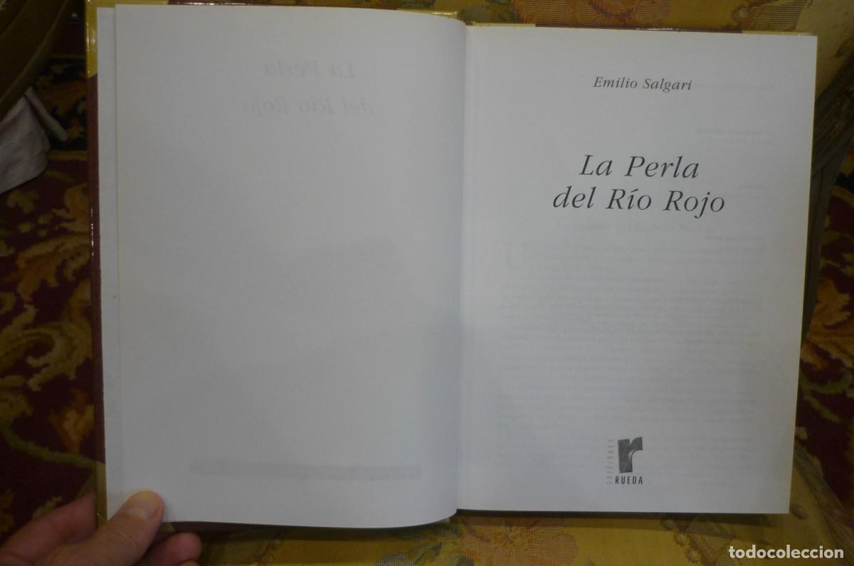Libros de segunda mano: LA PERLA DEL R&Iacute;O ROJO, DE EMILIO SALGARI. - Foto 5