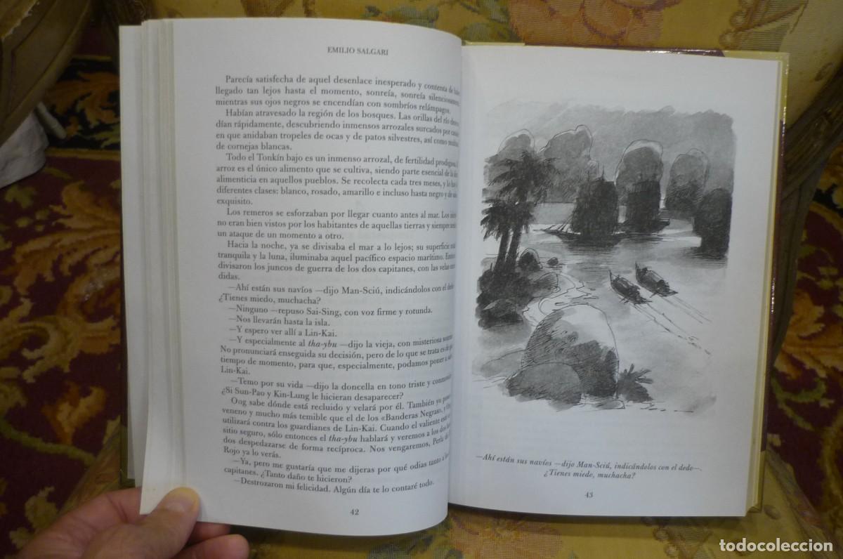 Libros de segunda mano: LA PERLA DEL R&Iacute;O ROJO, DE EMILIO SALGARI. - Foto 7