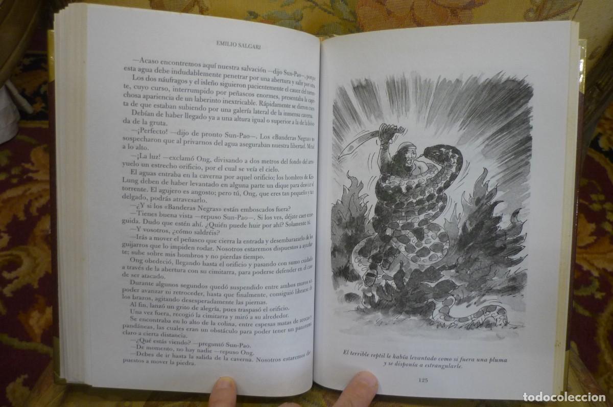 Libros de segunda mano: LA PERLA DEL R&Iacute;O ROJO, DE EMILIO SALGARI. - Foto 8
