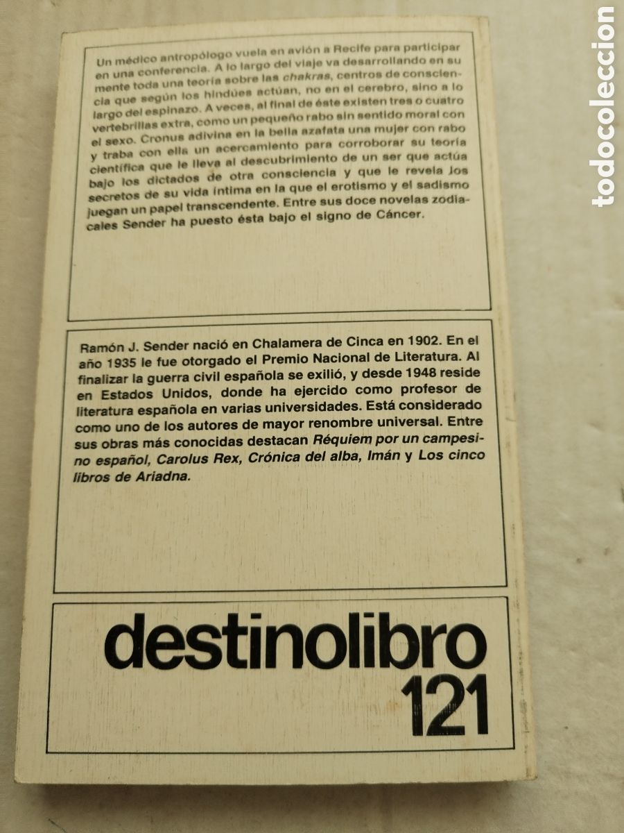 Libros de segunda mano: CRONUS Y LA SE&Ntilde;ORA CON RABO/RAM&Oacute;N J. SENDER - Foto 4