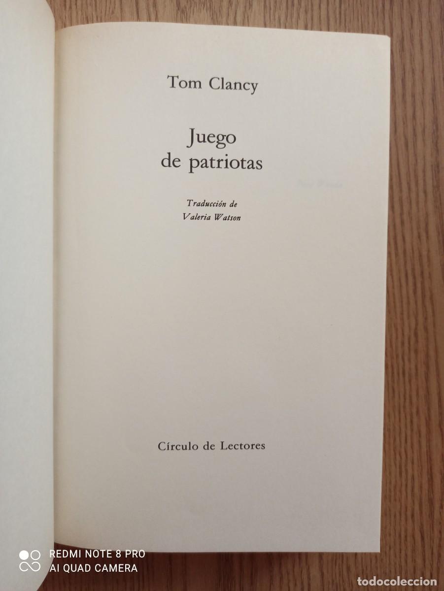 Libros de segunda mano: NOVELAS (TOM CLANCY) - C&Iacute;RCULO DE LECTORES - Foto 8