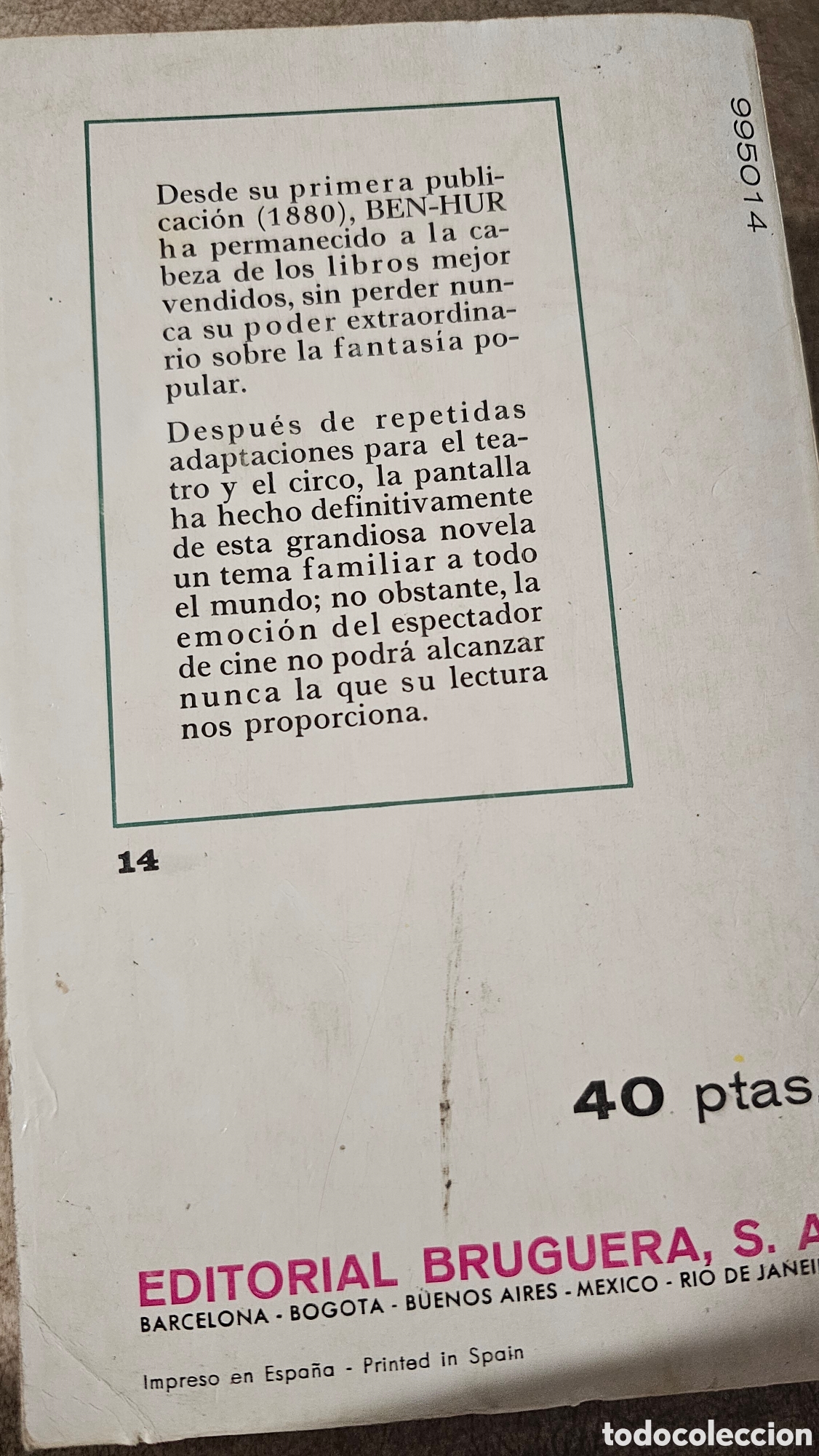 Libros de segunda mano: Ben-Hur de Lewis Wallace - Foto 2