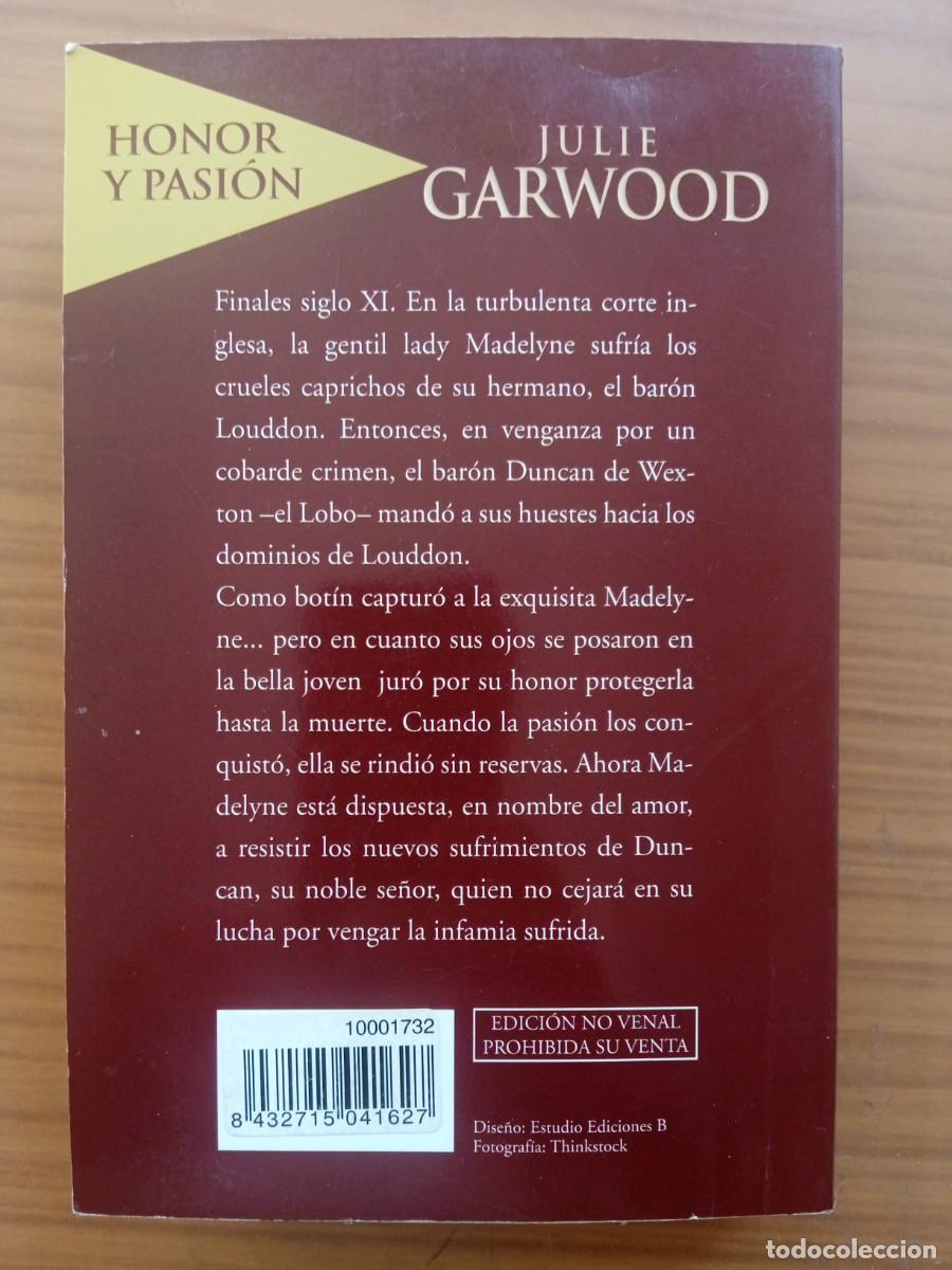Libros de segunda mano: NOVELA - HONOR Y PASION - 170 - Foto 3