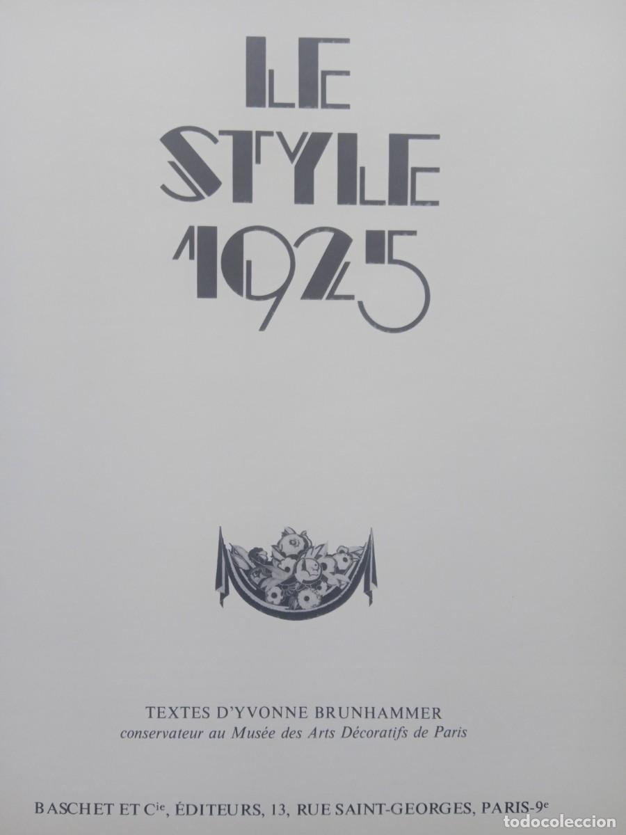 Libros de segunda mano: LIBRO FRANCES - LE STYLE 1925 - Foto 5